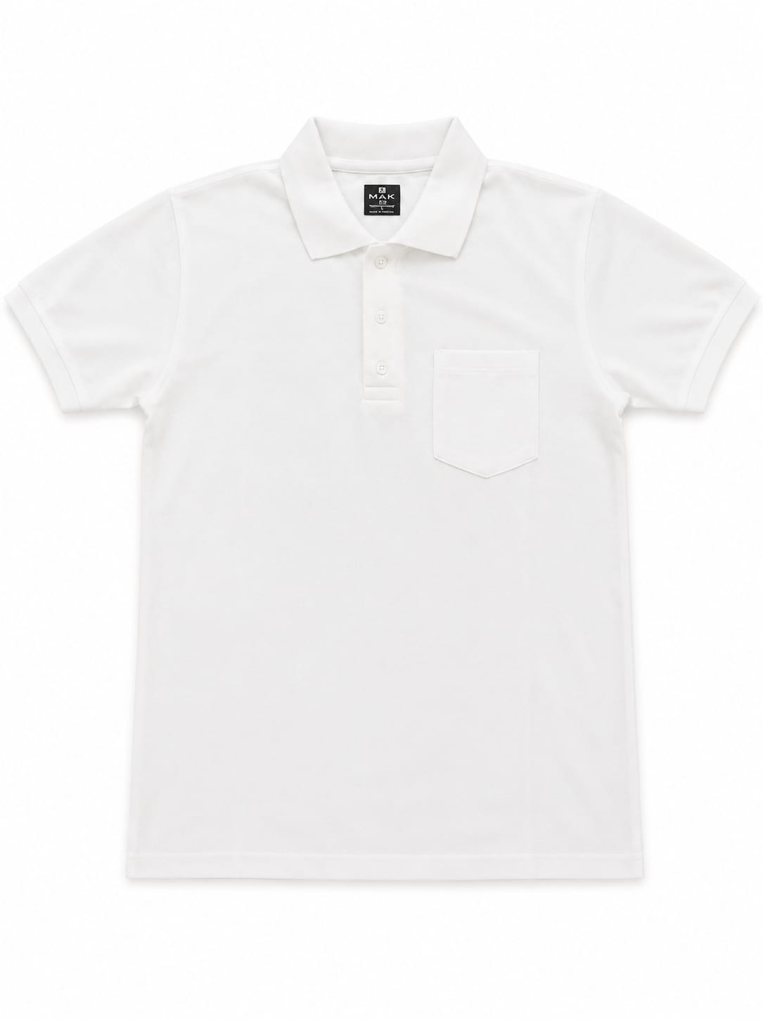 RN Vouge Premium White Pocket Polo T-Shirt